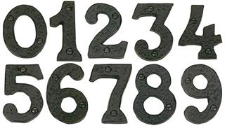 Black Iron - 76mm Numeral
