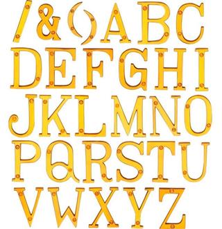 50mm Alphabet